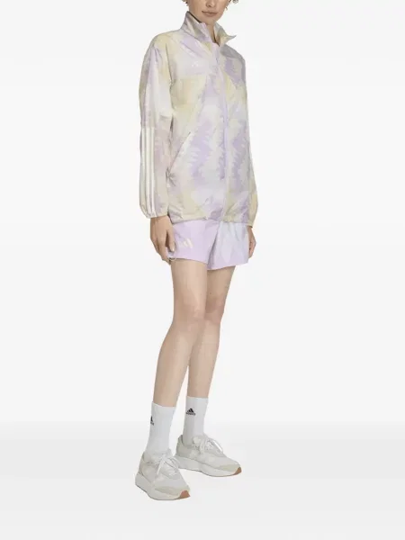 Pantaloni scurți Adidas cu autograf alergare cu imprimeu geometric albastru