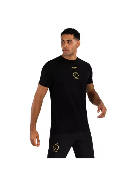 Venum x Ilia Topuria мъжка тренировъчна тениска Unmatched black/gold черно