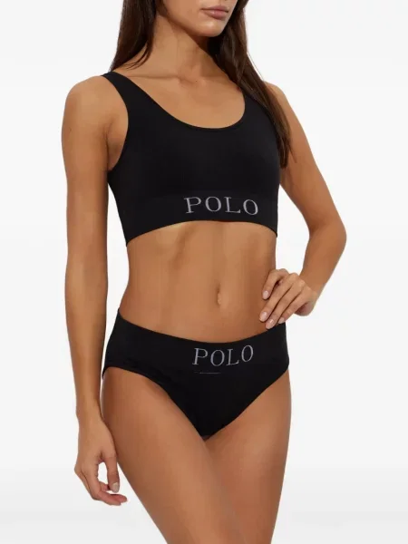 Sutien Polo Ralph Lauren cu imagine negru