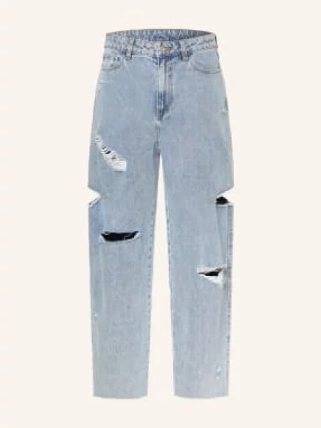 Karo Kauer Barrel Džíny denim blue modré
