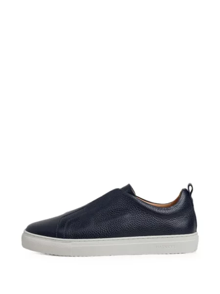 Sneakerși Hackett London din piele albastru