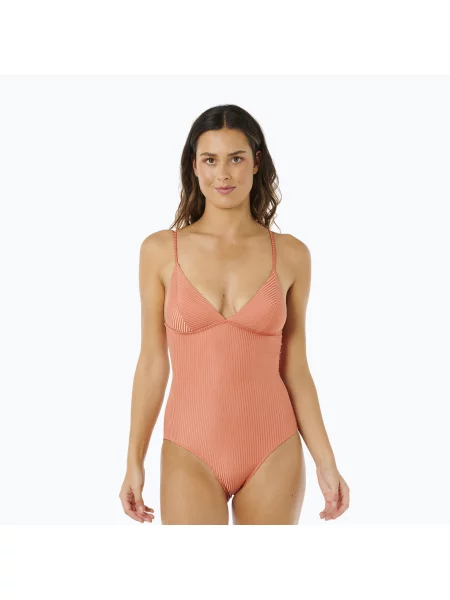 Costum de baie întreg pentru femei Rip Curl Luxe Surf Good red roșu