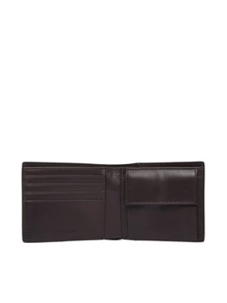 Calvin Klein Piniginė Raised Billfold W/ Coin ruda