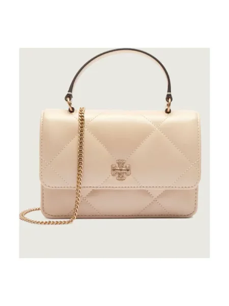Rucsac Tory Burch din piele bej