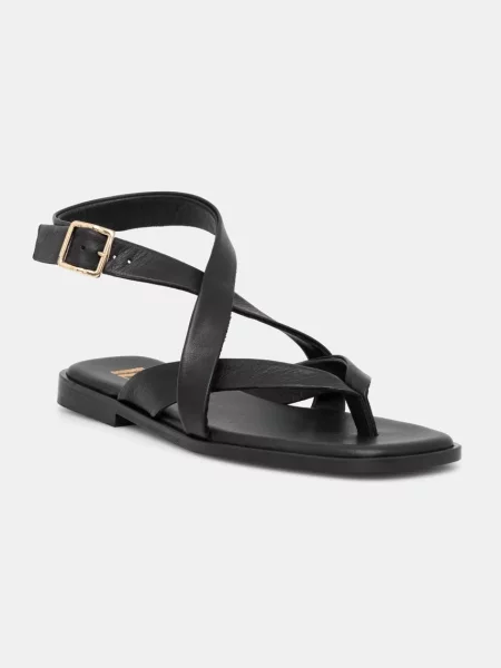 Answear Lab sandale de piele femei negru