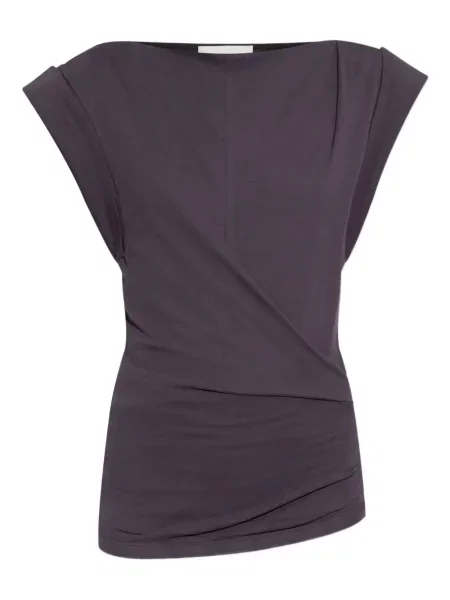 Tricou Isabel Marant drapate violet