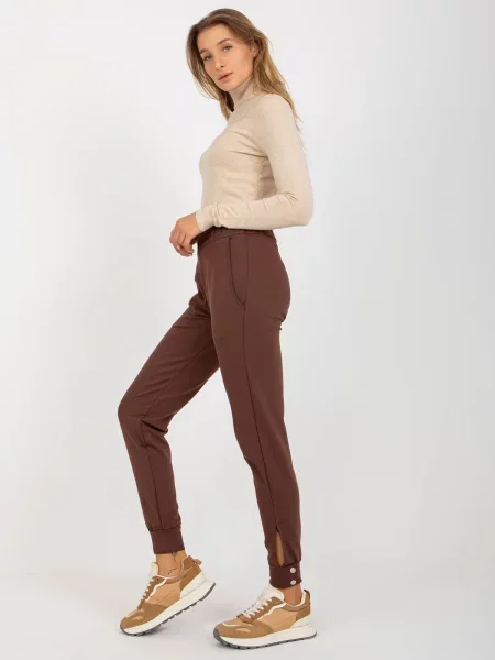 Pantaloni Fashionhunters maro