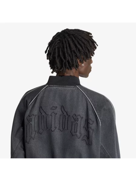 Яке adidas SST Denim Track Top True Black Denim M черно