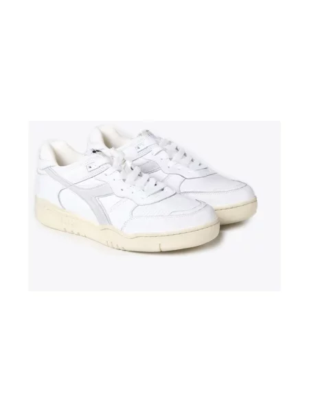 Sneakersy Diadora skórzane białe