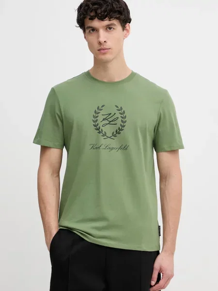 Karl Lagerfeld kratka majica zelena
