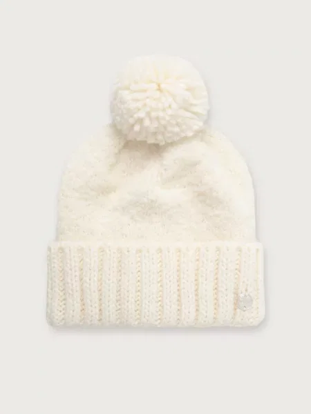 Colmar căciulă cu pompon cu amestec de lână bej