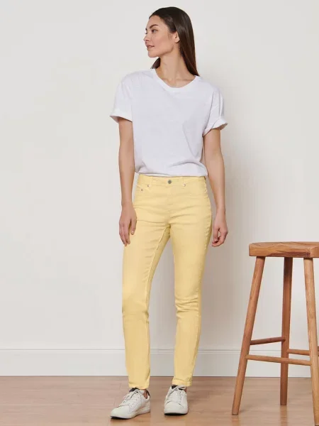 Tchibo Завужені джинси жовтий