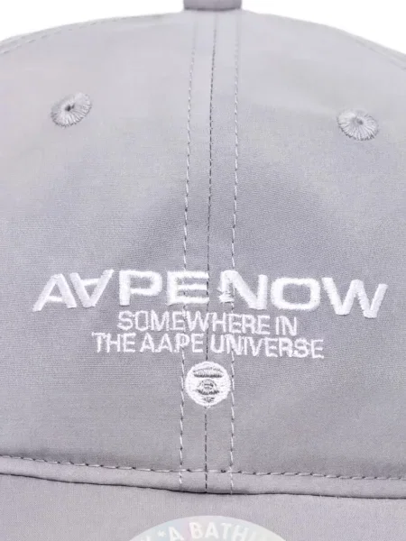 Șapcă Aape By A Bathing Ape cu autograf gri