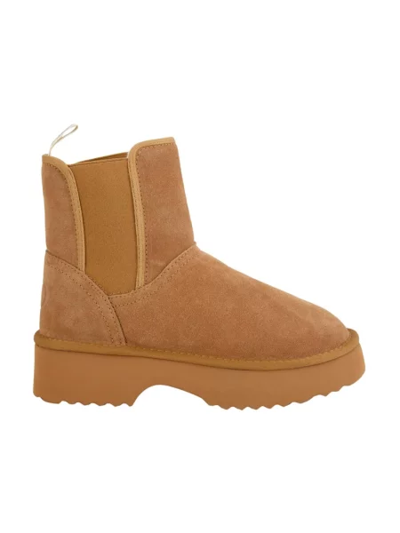Buty do kostki Liu Jo skórzane brązowe
