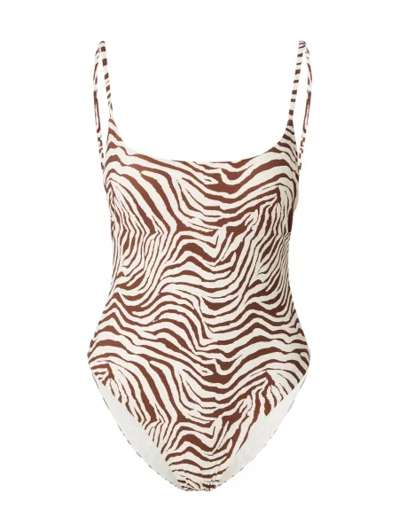 ETAM Costum de baie întreg TANZANIA ecru maro