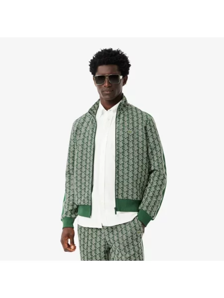 Bluza rozpinana Lacoste zielona