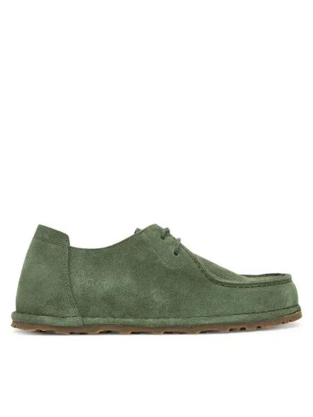 Birkenstock Pantofi Utti | piele întoarsă verde