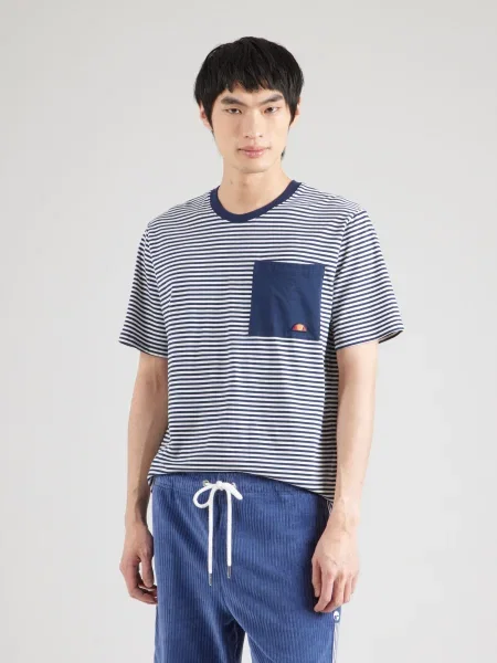 ELLESSE Tricou HIRST bleumarin alb