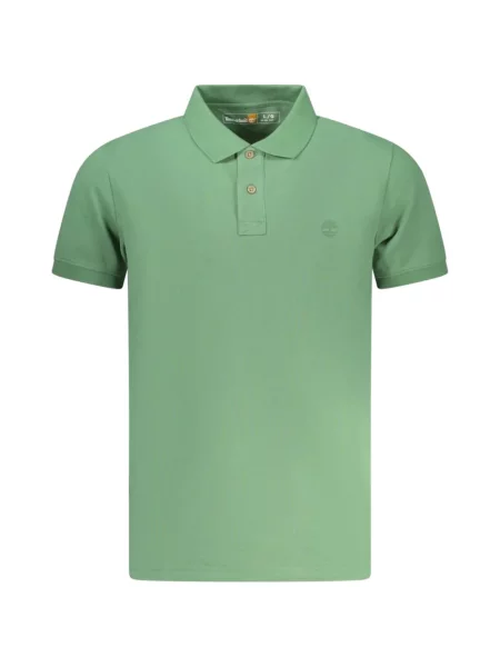 Tricou polo Timberland cu broderie verde