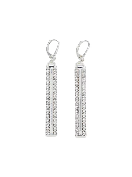 DKNY Cercei argintiu / transparent