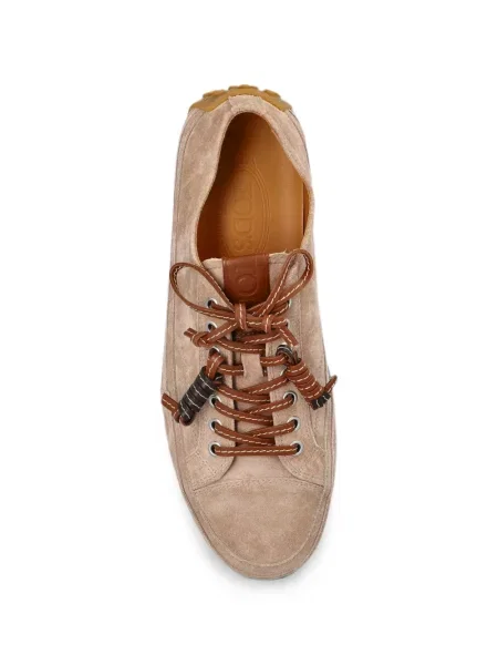 Top sport Tod's din piele de căprioară maro