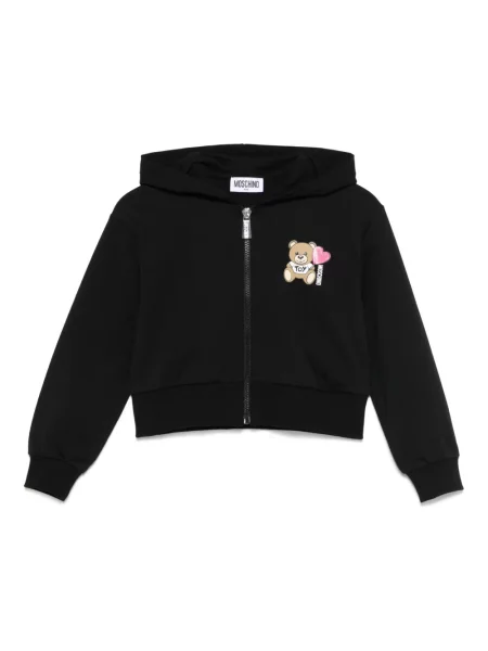 Bluza z kapturem dziecięca Moschino czarna