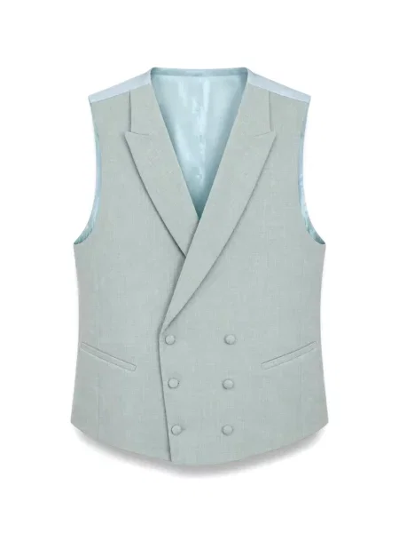 Vestă Etiem Textil S.l. cu două rânduri de nasturi gri