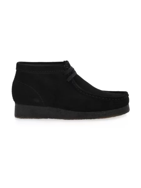 Botki Clarks skórzane czarne