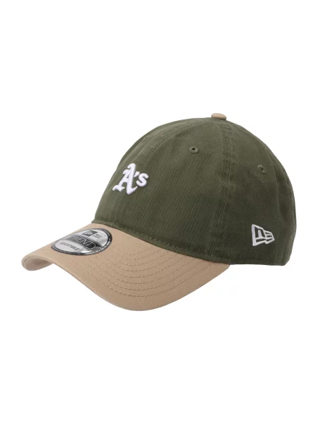 NEW ERA Șapcă OAKATH bej / oliv / alb verde