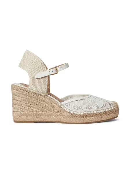 Lauren Ralph Lauren dámske espadrilky Robby biela