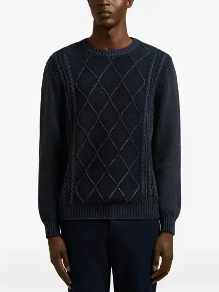 Pulover Kiton albastru