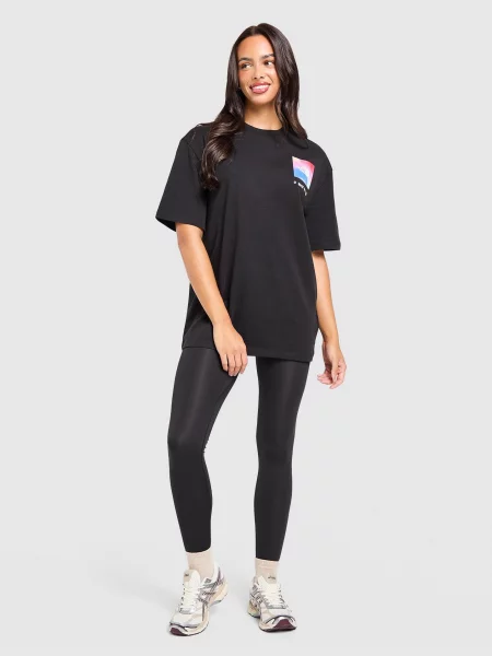 The North Face T-Shirt Oversize California czarna