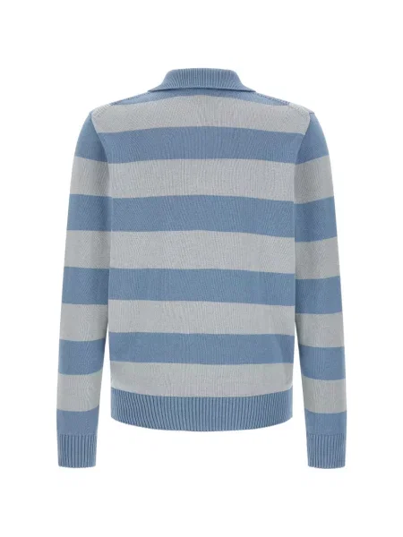 Lung tricou polo Lacoste albastru