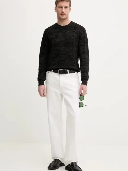 ARMANI EXCHANGE Pulover črna