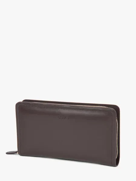 Кожаный кошелек Estro коричневый