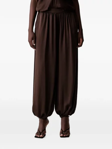 Pantaloni Bardot maro