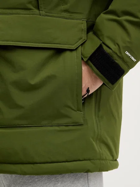 Пуховик The North Face зеленый