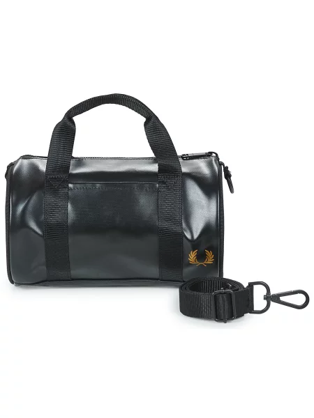 Torbe Fred Perry TONAL CLASSIC MINI BARREL BAG crna