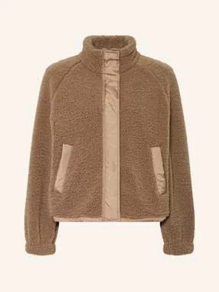Samsøe Samsøe Kurtka Pluszowa Safrost beige beżowa