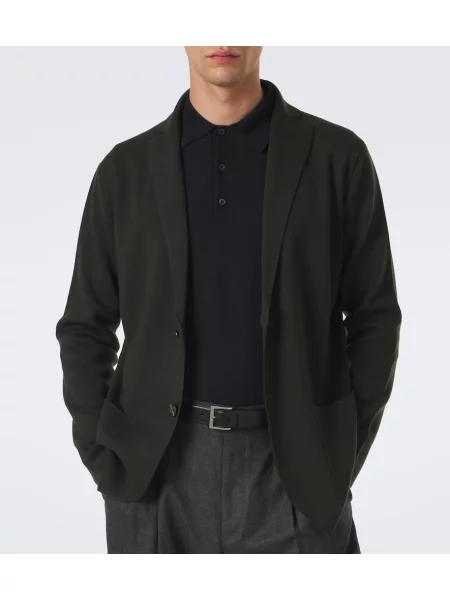 Sacou Thom Sweeney de lână verde