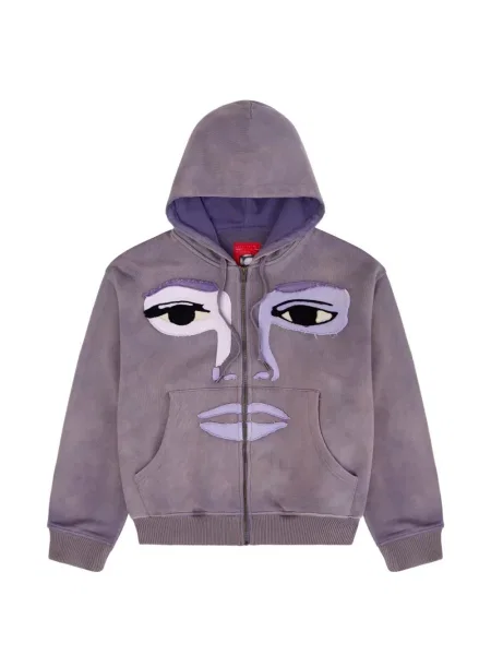 Hanorac cu glugă Kidsuper violet