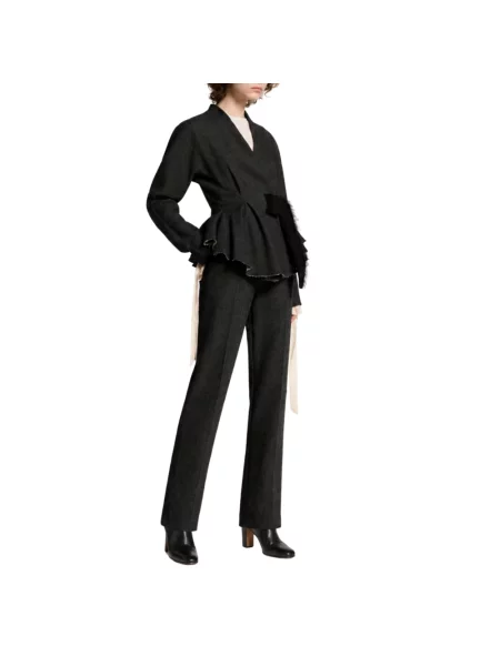 Spodnie Alberta Ferretti czarne