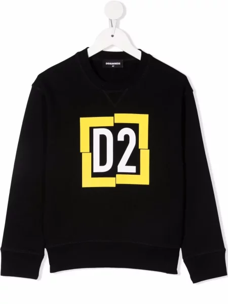 Bluza nierozpinana dziecięca Dsquared2 czarna