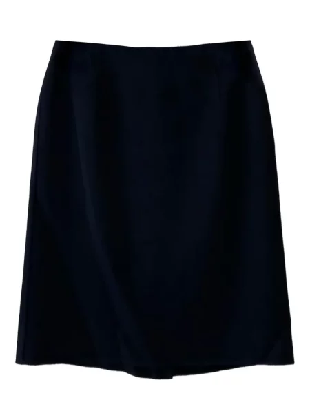 Fustă tip creion Loro Piana albastru