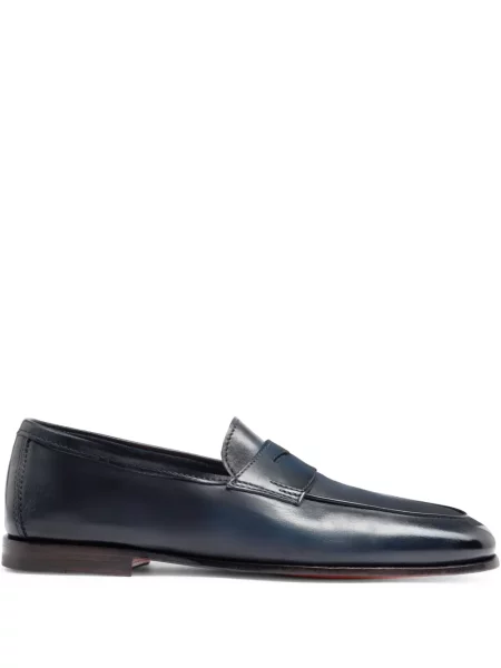 Pantofi loafer Santoni albastru
