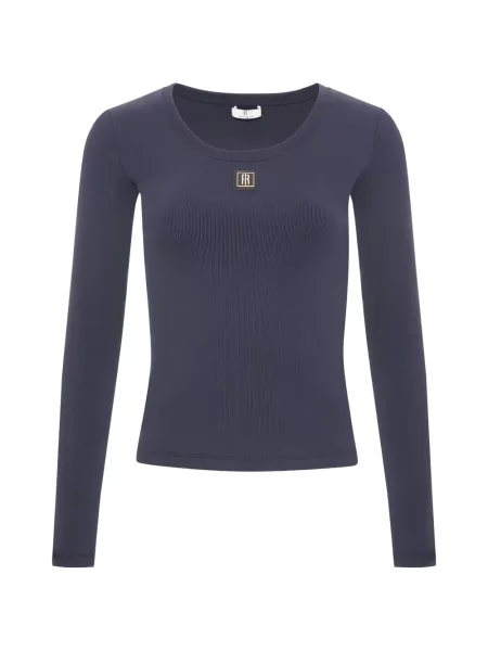 Lung tricou Fracomina albastru