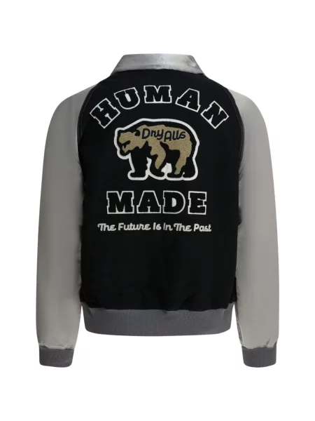 Geacă bomber Human Made cu broderie negru