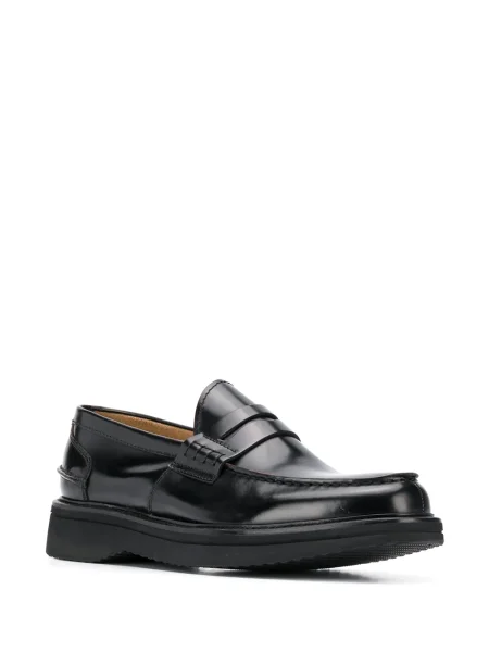 Pantofi loafer Green George slip-on clasici negru