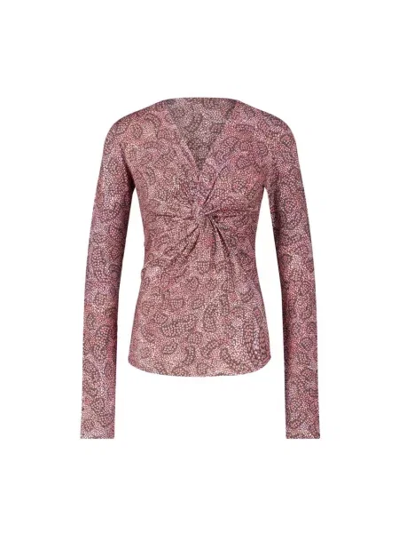 Wielobarwność top Isabel Marant różowy