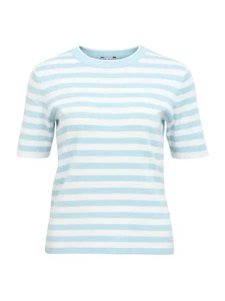 OBJECT Pulover OBJESTER albastru deschis alb